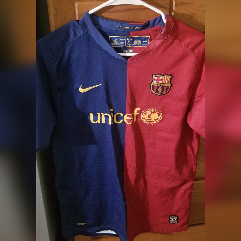 Barcelona Soccer Jersey Kids XL